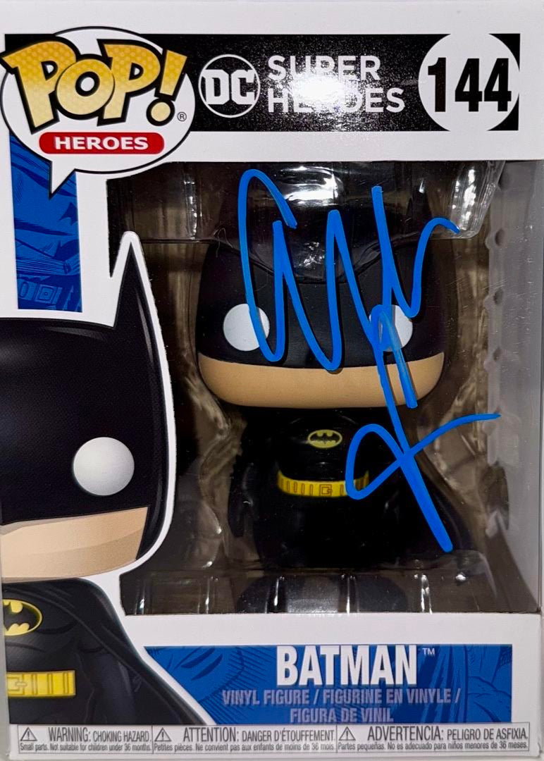 Christian Bale Signed Funko Pop #144 "Batman" - Beckett COA